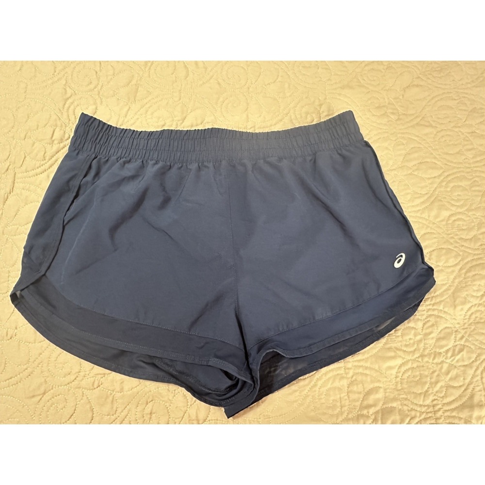 ASICS Women's Navy Running Shorts Size XL EUC